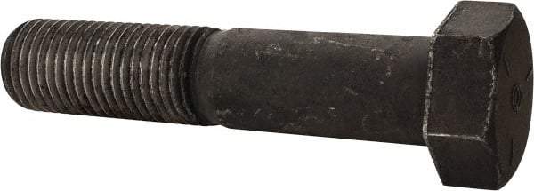 Value Collection - 2 - 4-1/2 UNC, 9-1/2" Length Under Head Hex Head Cap Screw - Partially Threaded, Grade 5 Steel, Uncoated, 3" Hex - USA Tool & Supply
