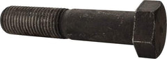 Value Collection - 2 - 4-1/2 UNC, 9-1/2" Length Under Head Hex Head Cap Screw - Partially Threaded, Grade 5 Steel, Uncoated, 3" Hex - USA Tool & Supply