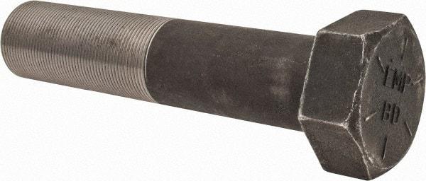 Value Collection - 1-3/4 - 12 UN, 8" Length Under Head Hex Head Cap Screw - Partially Threaded, Grade 8 Alloy Steel, Uncoated, 2-5/8" Hex - USA Tool & Supply