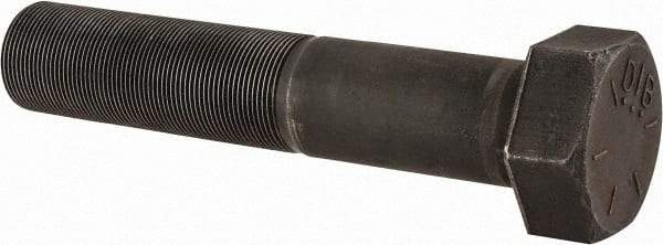 Value Collection - 1-3/4 - 12 UN, 9" Length Under Head Hex Head Cap Screw - Partially Threaded, Grade 8 Alloy Steel, Uncoated, 2-5/8" Hex - USA Tool & Supply