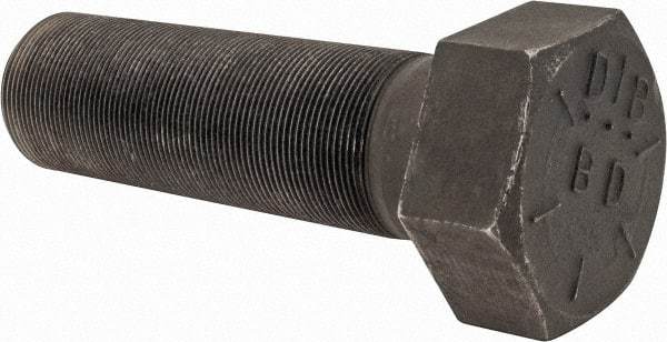 Value Collection - 2-12 UN, 6-1/2" Length Under Head Hex Head Cap Screw - Partially Threaded, Grade 8 Alloy Steel, Uncoated, 3" Hex - USA Tool & Supply