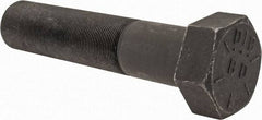 Value Collection - 2-12 UN, 9" Length Under Head Hex Head Cap Screw - Partially Threaded, Grade 8 Alloy Steel, Uncoated, 3" Hex - USA Tool & Supply