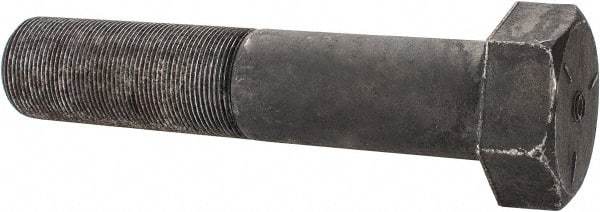 Value Collection - 1-3/4 - 12 UN, 8-1/2" Length Under Head Hex Head Cap Screw - Partially Threaded, Grade 5 Steel, Uncoated, 2-5/8" Hex - USA Tool & Supply