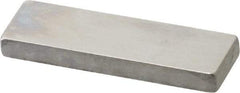 Mitutoyo - 0.126" Rectangular Steel Gage Block - Accuracy Grade 0, Includes Certificate of Inspection - USA Tool & Supply