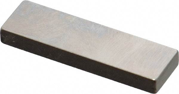 Mitutoyo - 0.133" Rectangular Steel Gage Block - Accuracy Grade 0, Includes Certificate of Inspection - USA Tool & Supply