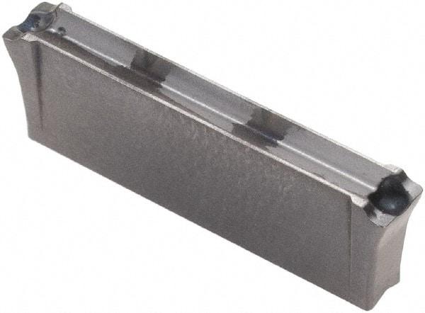 Iscar - DGN3003 IC908 Grade, 0.1181" Cutting Width, Carbide Cutoff Insert - Neutral Lead Angle, 0.0098" Cnr Rad, TiAlN Coated, Double End - USA Tool & Supply