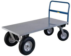 Little Giant - 2,500 Lb Load Capacity, Steel Hopper - 36" Wide x 72" Long x 21" High, Gray - USA Tool & Supply
