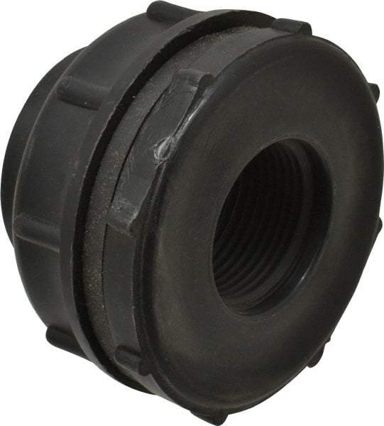 NIBCO - 1" Polypropylene Plastic Pipe Tank Adapter - Schedule 80, Tank x FPT End Connections - USA Tool & Supply