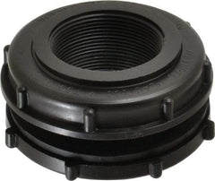 NIBCO - 2" Polypropylene Plastic Pipe Tank Adapter - Schedule 80, Tank x FPT End Connections - USA Tool & Supply