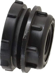 NIBCO - 3/4" Polypropylene Plastic Pipe Tank Adapter - Schedule 80, Tank x FPT End Connections - USA Tool & Supply