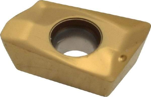 Seco - XOEX120408 E06 Grade F15M Carbide Milling Insert - TiAlN/TiN Finish, 0.199" Thick, 1/32" Corner Radius - USA Tool & Supply