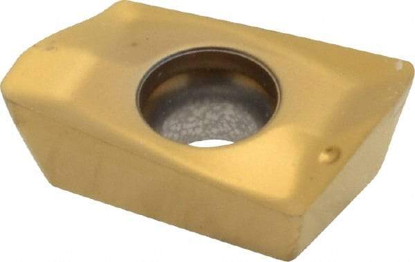 Seco - XOEX120408 E06 Grade F40M Carbide Milling Insert - TiAlN/TiN Finish, 0.199" Thick, 1/32" Corner Radius - USA Tool & Supply