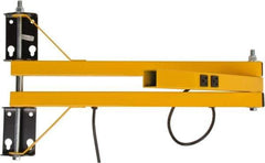 TPI - 40" Long, Steel Task & Machine Light Mounting Arm - Yellow, For Use with Dock Lights - USA Tool & Supply