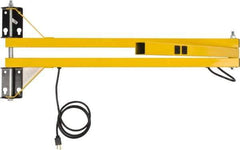 TPI - 60" Long, Steel Task & Machine Light Mounting Arm - Yellow, For Use with Dock Lights - USA Tool & Supply