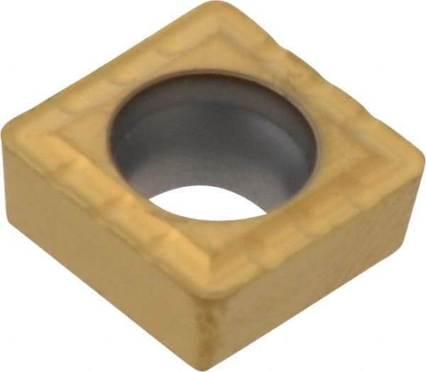 Seco - SCGX09T308 P1 Grade T250D Carbide Indexable Drill Insert - TiAlN Finish, Square, 3/8" Inscribed Circle - USA Tool & Supply