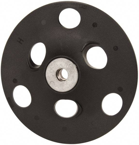 Norton - 7" Diam Quick-Change Type S Disc Backing Pad - Hard Density, 8,600 RPM, Speed-Lok Compatible - USA Tool & Supply
