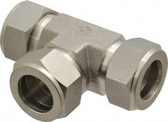 Ham-Let - 1" OD, Grade 316Stainless Steel Union Tee - Comp x Comp x Comp Ends - USA Tool & Supply