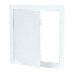 Karp - 14" Wide x 14" High, High Impact Styrene Plastic Access Door - 13-3/4" Opening Width, 13-3/4" Opening Height - USA Tool & Supply