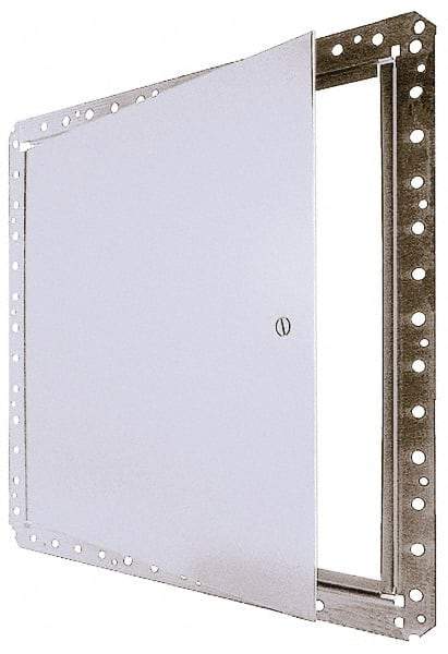 Karp - 14" Wide x 14" High, Steel Flush Access Door for Drywall - 12" Opening Width, 12" Opening Height - USA Tool & Supply