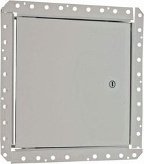 Karp - 10" Wide x 10" High, Steel Flush Access Door for Drywall - 8" Opening Width, 8" Opening Height - USA Tool & Supply