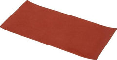 Made in USA - 6" Wide, 1/8" Thick, Silicone Rubber Foam Sheet - 30 Durometer, Orange-Red, -60 to 500°F, 650 psi Tensile Strength, Cut-to-Length - USA Tool & Supply