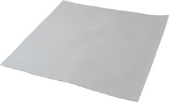 Made in USA - 12" Long, 12" Wide, 0.031" Thick, Silicone Rubber Foam Sheet - 35 to 45 Durometer, White, -20 to 500°F, 640 psi Tensile Strength, Plain Backing, Stock Length - USA Tool & Supply