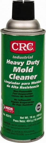 CRC - 16 Ounce Aerosol Can, Clear, Mold Cleaner - Food Grade - USA Tool & Supply