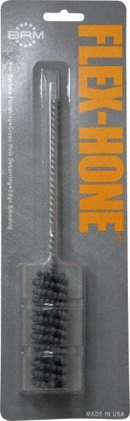 Brush Research Mfg. - 7/8" Bore Diam, 240 Grit, Silicon Carbide Flexible Hone - Extra Fine, 8" OAL - USA Tool & Supply