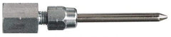 Lincoln - 1/8 Thread, Grease Gun Needle Nozzle - NPT (F) Thread - USA Tool & Supply