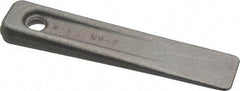 Gibraltar - 5" OAL, Carbon Steel Clamp Wedge - 1" Wide, 1/2" at Thick End, Class CA Grade - USA Tool & Supply