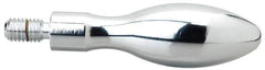 Gibraltar - M5x0.8 Threaded Stem, Fixed Handwheel & Machine Handle - Steel Bulb Shape Handle, Steel Stem - USA Tool & Supply