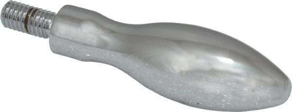 Gibraltar - M6x1 Threaded Stem, Fixed Handwheel & Machine Handle - Steel Bulb Shape Handle, Steel Stem - USA Tool & Supply