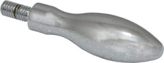 Gibraltar - M6x1 Threaded Stem, Fixed Handwheel & Machine Handle - Steel Bulb Shape Handle, Steel Stem - USA Tool & Supply