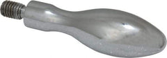 Gibraltar - M8x1.25 Threaded Stem, Fixed Handwheel & Machine Handle - Steel Bulb Shape Handle, Steel Stem - USA Tool & Supply