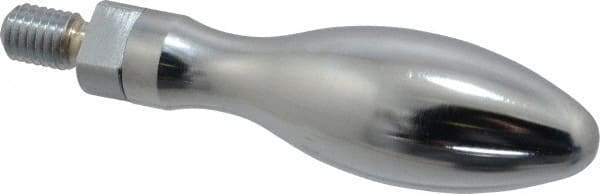 Gibraltar - M10x1.5 Threaded Stem, Revolving Handwheel & Machine Handle - Steel Bulb Shape Handle, Steel Stem - USA Tool & Supply