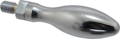Gibraltar - M10x1.5 Threaded Stem, Revolving Handwheel & Machine Handle - Steel Bulb Shape Handle, Steel Stem - USA Tool & Supply