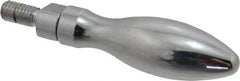 Gibraltar - M6x1 Threaded Stem, Revolving Handwheel & Machine Handle - Steel Bulb Shape Handle, Steel Stem - USA Tool & Supply