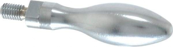 Gibraltar - M8x1.25 Threaded Stem, Revolving Handwheel & Machine Handle - Steel Bulb Shape Handle, Steel Stem - USA Tool & Supply