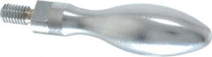 Gibraltar - M8x1.25 Threaded Stem, Revolving Handwheel & Machine Handle - Steel Bulb Shape Handle, Steel Stem - USA Tool & Supply