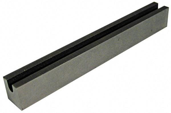 Eclipse - 1/4" Channel Width, 5" Long, 7 kg Max Pull Force, Rectangle Alnico Channel Magnet - 5/8" Overall Width, 550°C Max Operating Temp, 3/8" High, Grade 5 Alnico - USA Tool & Supply