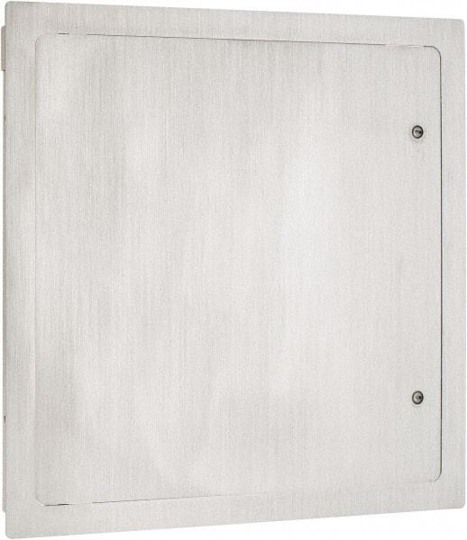 Karp - 17-1/2" Wide x 17-1/2" High, Stainless Steel Universal Access Door - 16" Opening Width, 16" Opening Height - USA Tool & Supply