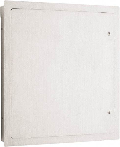Karp - 19-1/2" Wide x 19-1/2" High, Stainless Steel Universal Access Door - 18" Opening Width, 18" Opening Height - USA Tool & Supply