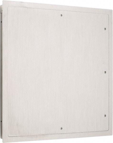 Karp - 25-1/2" Wide x 25-1/2" High, Stainless Steel Universal Access Door - 24" Opening Width, 24" Opening Height - USA Tool & Supply
