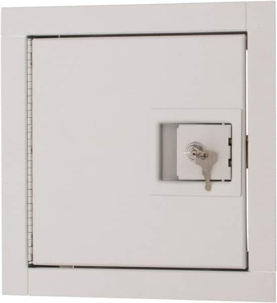 Karp - 10" Wide x 10" High, Steel Non Insulated Fire Rated Access Door - 8" Opening Width, 8" Opening Height - USA Tool & Supply