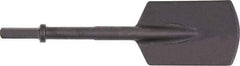 Ingersoll-Rand - 5-1/2" Head Width, 16" OAL, 0.7" Shank Diam, Spade Chisel - Hex Drive, Hex Shank, Steel - USA Tool & Supply