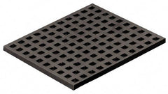 Mason Ind. - 18" Long x 18" Wide x 5/16" Thick, Nitrile, Machinery Leveling Pad & Mat - Brown - USA Tool & Supply