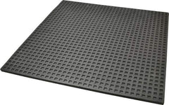 Mason Ind. - 18" Long x 18" Wide x 5/16" Thick, Nitrile, Machinery Leveling Pad & Mat - Black - USA Tool & Supply