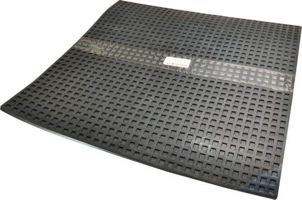 Mason Ind. - 18" Long x 18" Wide x 5/16" Thick, Nitrile, Machinery Leveling Pad & Mat - Blue - USA Tool & Supply