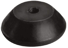 Mason Ind. - 1/2-13 Bolt Thread, 2-1/4" Wide Tapped Mount Leveling Pad & Mount - 150 Max Lb Capacity, 2-1/4" Base Diam - USA Tool & Supply