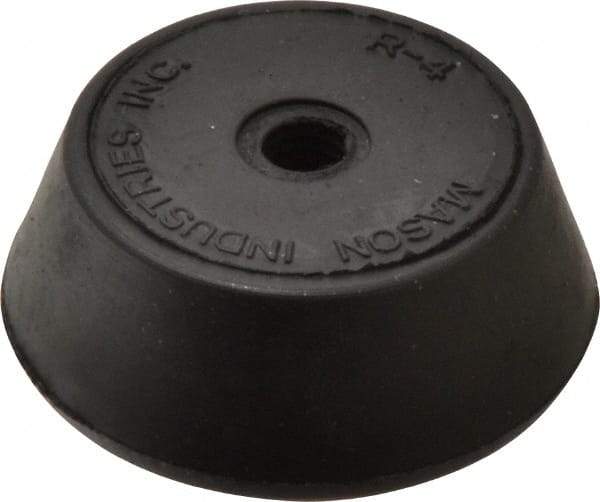 Mason Ind. - 3/8-16 Bolt Thread, 2-1/4" Wide Tapped Mount Leveling Pad & Mount - 250 Max Lb Capacity, 2-1/4" Base Diam - USA Tool & Supply